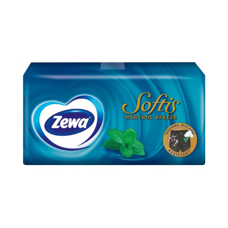 ZEWA Softis Menthol kabatas lakatiņi N1
