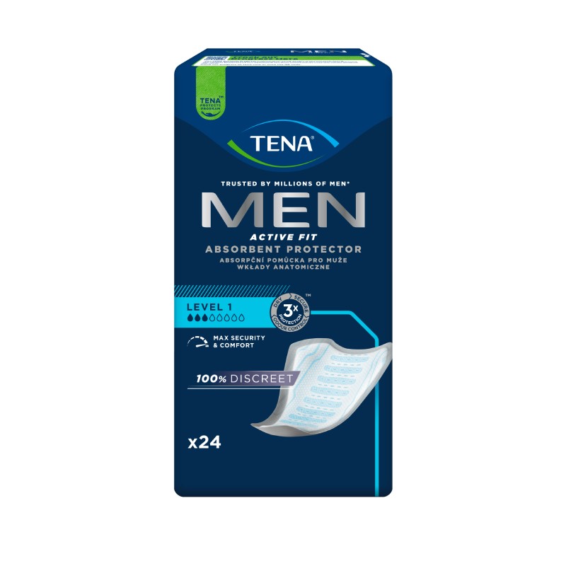 TENA Men Level 1 higiēniskie ieliktnīši N24