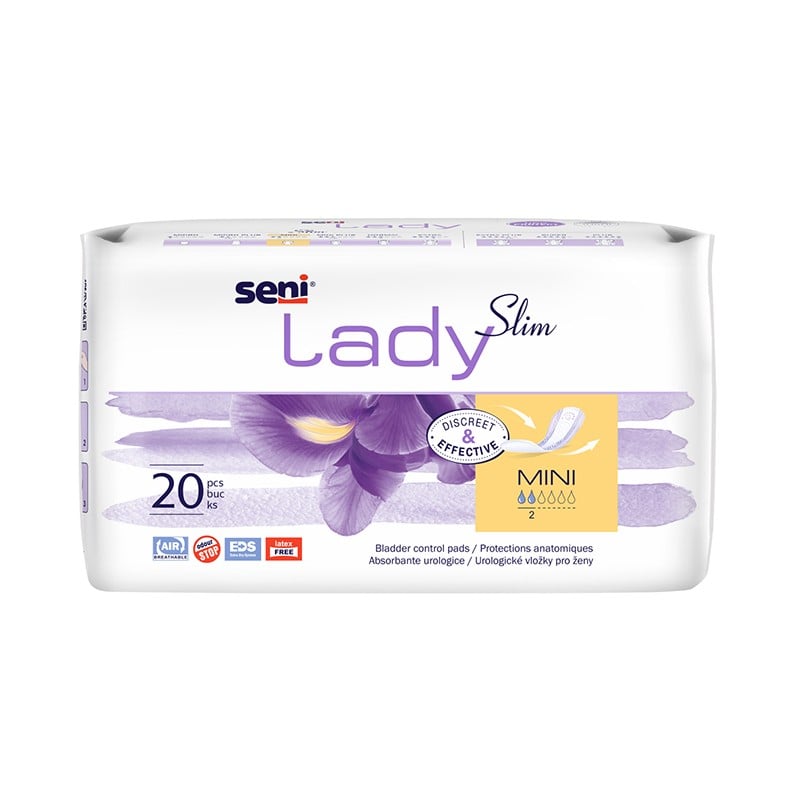SENI LADY Slim Mini uroloģiskie ieliktņi sievietēm N20