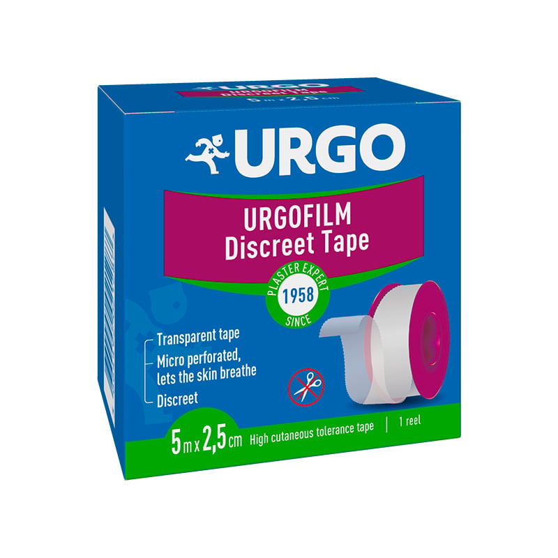 URGO Film lentveida plāksteris 2,5cm x 5m N1
