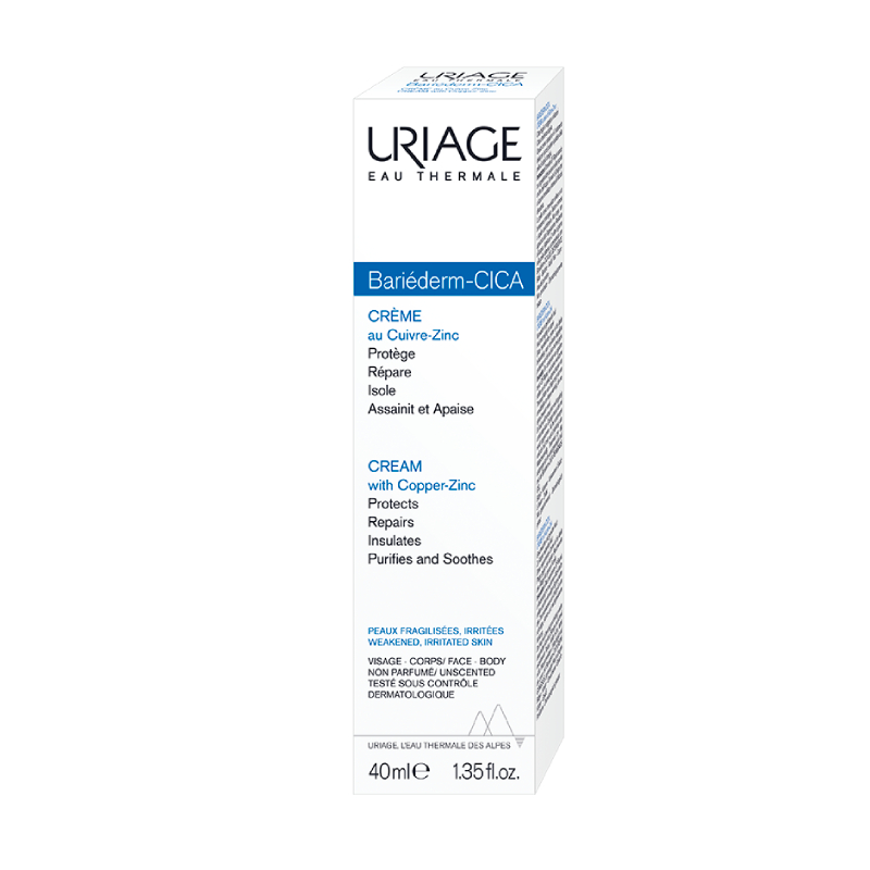 URIAGE Bariederm Cica atjaunojošais krēms ar Cu-Zn 40 ml