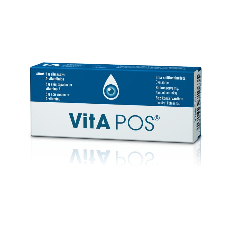 VITA-POS ar A vitamīnu acu ziede 5 g