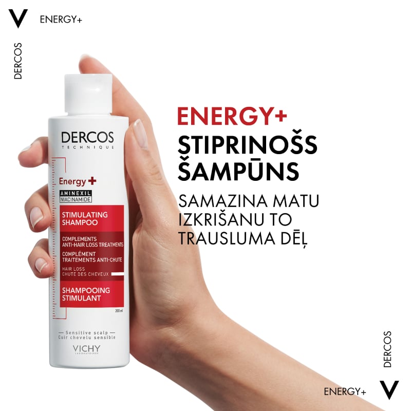 VICHY Dercos Energy+ stiprinošs šampūns 200ml