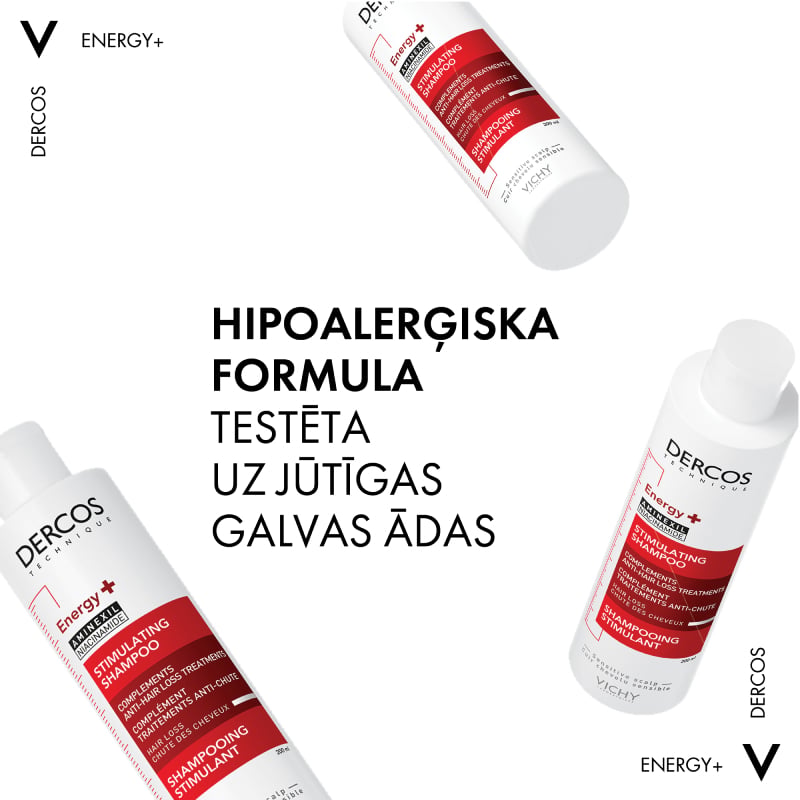 VICHY Dercos Energy+ stiprinošs šampūns 200ml