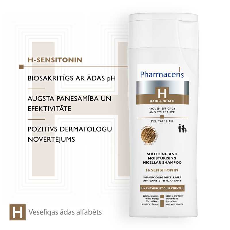 PHARMACERIS H-Sensitonin šampūns 250 ml