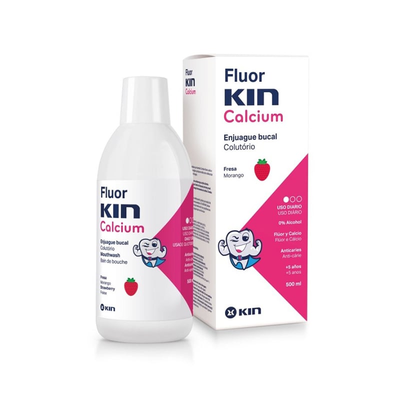 KIN Mutes skalošanas līdzeklis FLUOR CALCIUM 500 ml