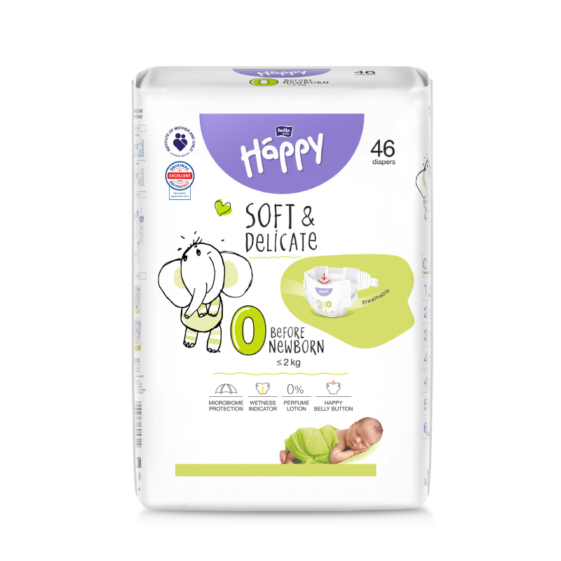 HAPPY Before Newborn autiņbiksītes, 0. izmērs (