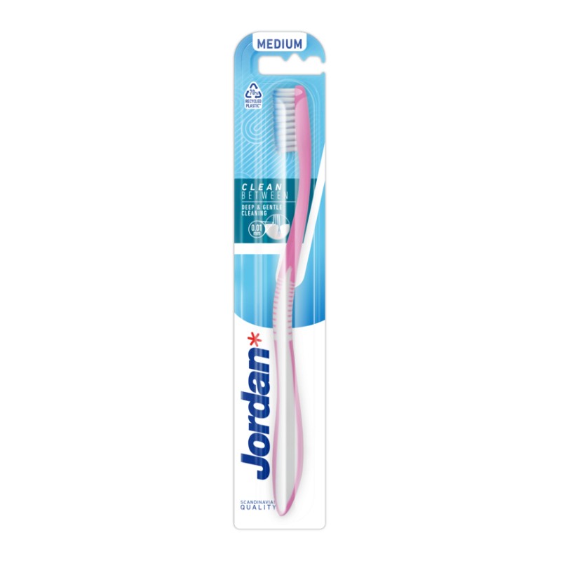 JORDAN Clean Between vidēji mīksta zobu birste N1