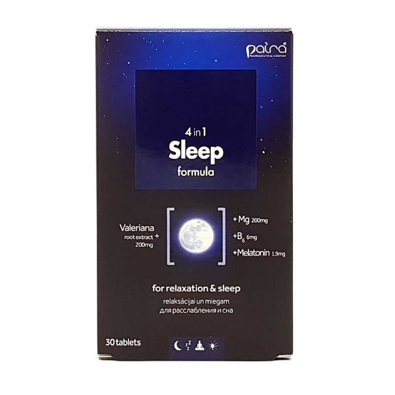 SLEEP FORMULA 4 in1 tabletes N30