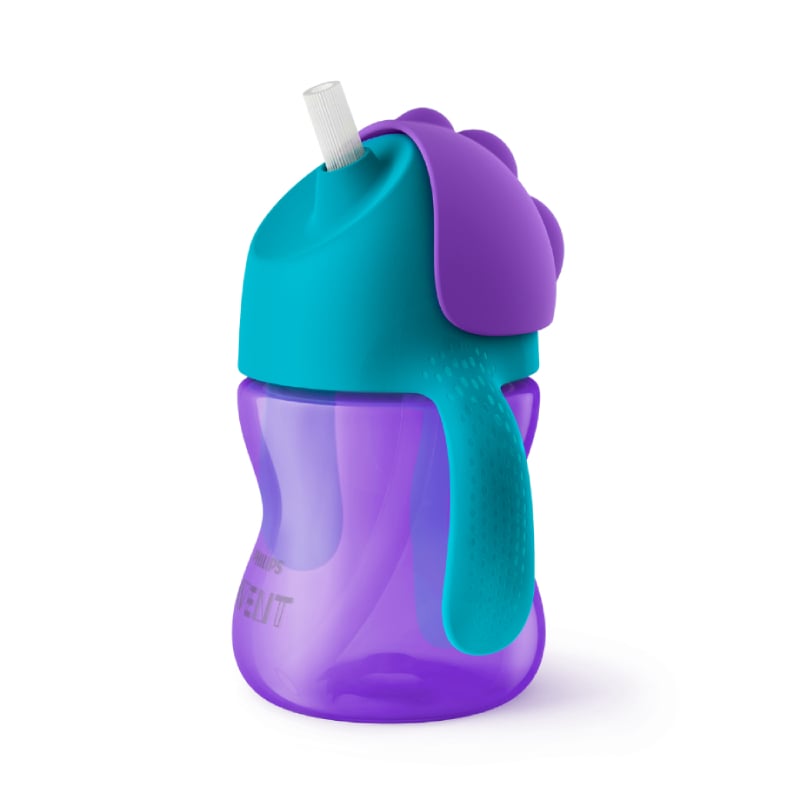 PHILIPS AVENT krūzīte ar elastīgu salmiņu 9+m. 200ml