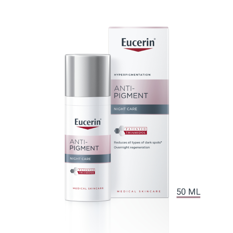 Eucerin Anti-Pigment nakts krēms sejai pigmentācijas mazināšanai, 50 ml
