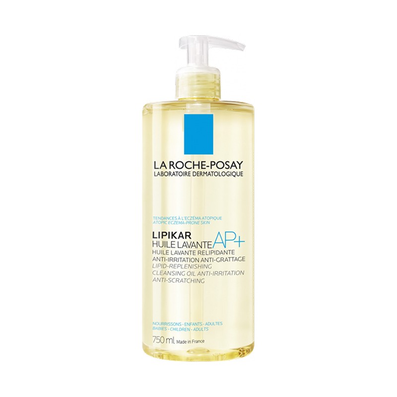 LA ROCHE-POSAY Lipikar Oil AP+ attīroša, lipīdus papildinoša eļļa 750 ml