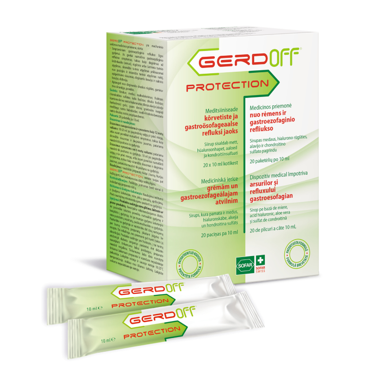 GERDOFF Protection sīrups 10 ml N20