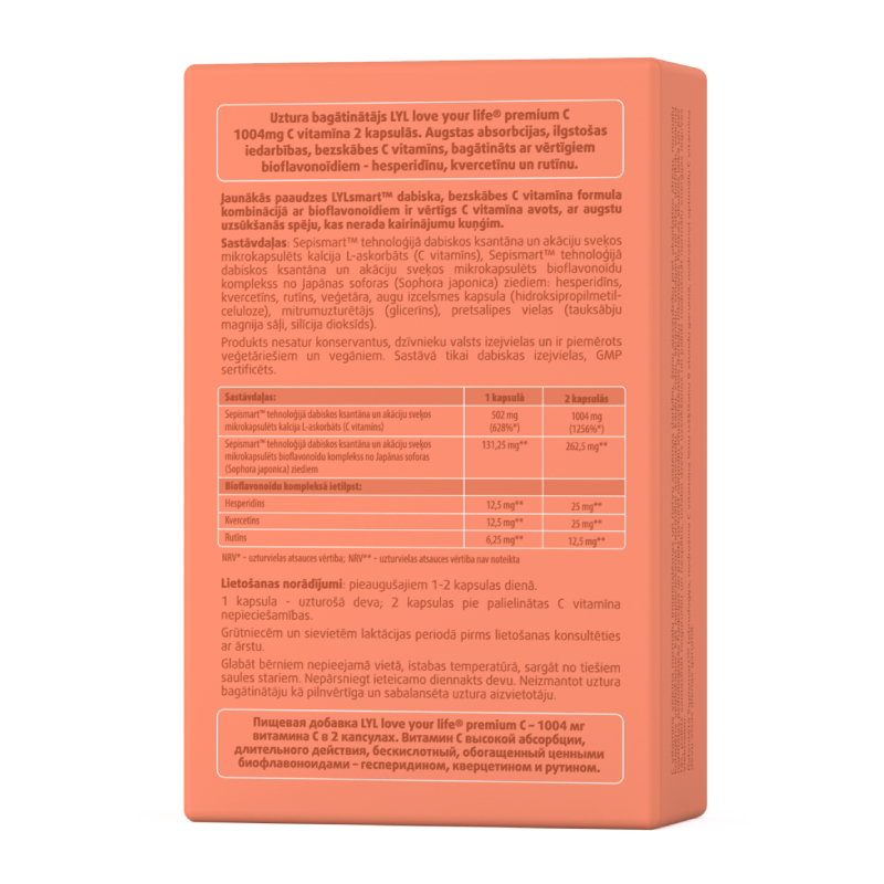 LYL premium C, kapsulas, N30