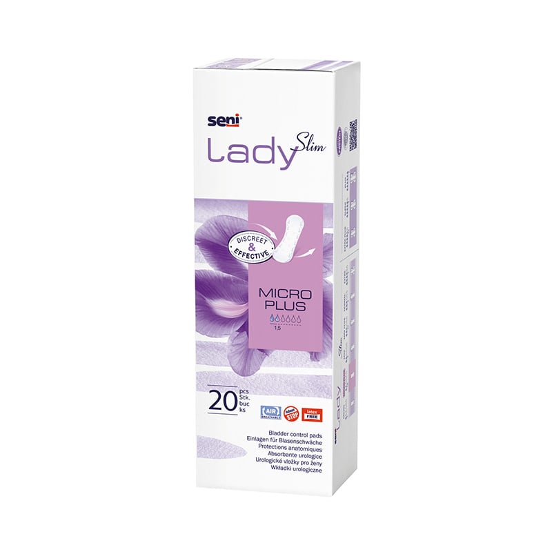 SENI LADY Slim Micro Plus uroloģiskie ieliktņi sievietēm N20