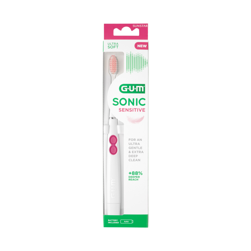 GUM Sonic Sensitive elektriskā zobu birste ultra soft N1