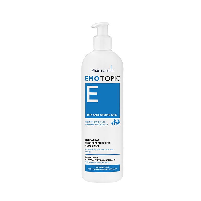 PHARMACERIS Emotopic mitrinošs ķermeņa balzams 400 ml