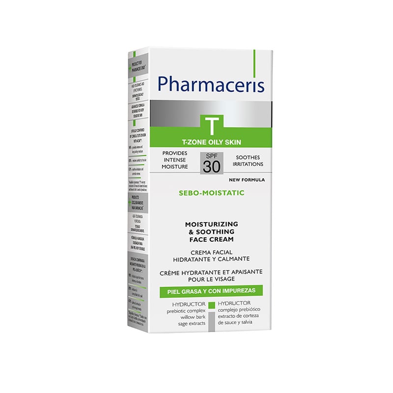 PHARMACERIS T Sebo-Moistatic SPF30 sejas krēms 50 ml