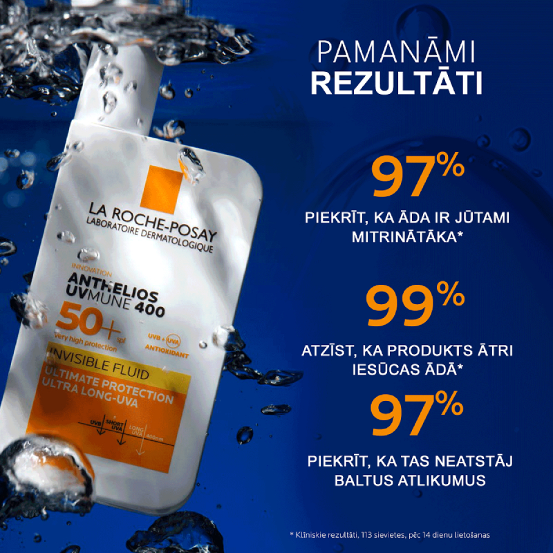LA ROCHE-POSAY Anthelios Uvmune saules aizsargfluīds sejai SPF50+ 50 ml
