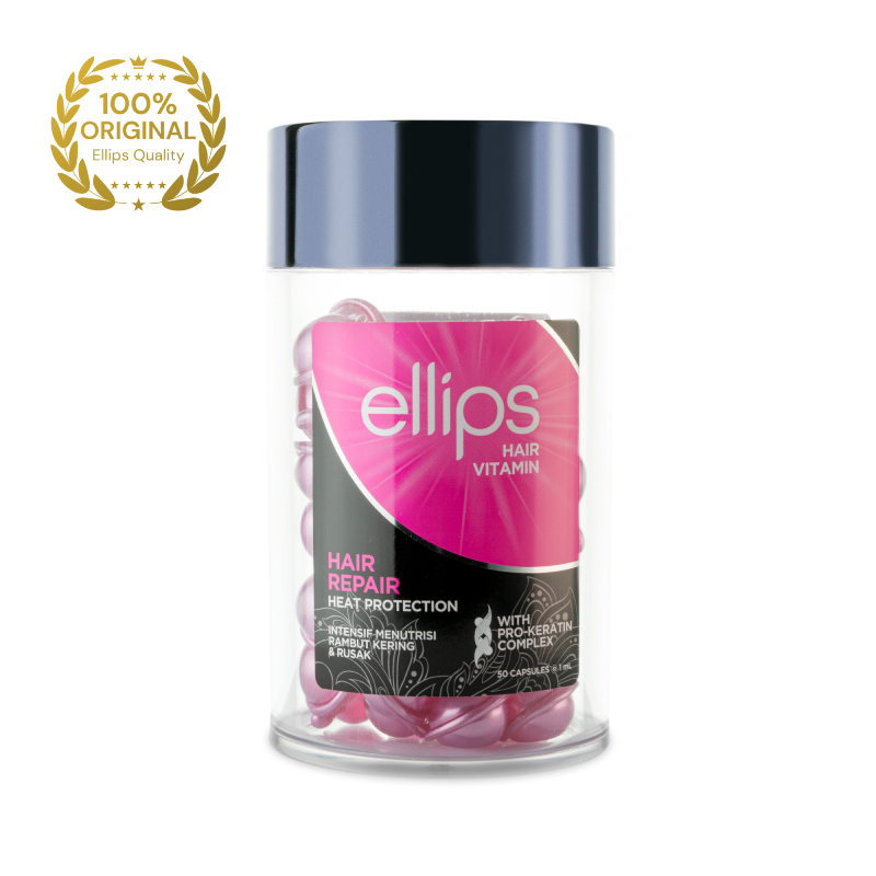ELLIPS Hair Repair Pro Keratin vitamīni bojātiem matiem ar keratīnu, kapsulas 1mlxN50