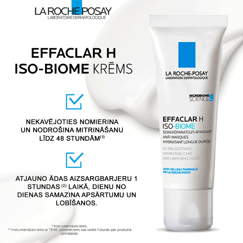 LA ROCHE-POSAY Effaclar H Iso-Biome krēms 40 ml
