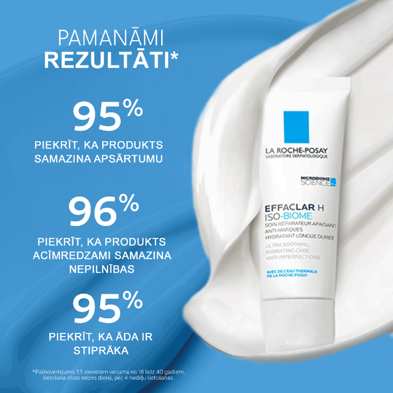 LA ROCHE-POSAY Effaclar H Iso-Biome krēms 40 ml