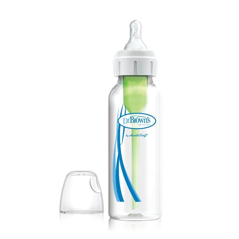 DR.BROWNS Options+ pudelīte ar šauru kakliņu, standarta 250ml