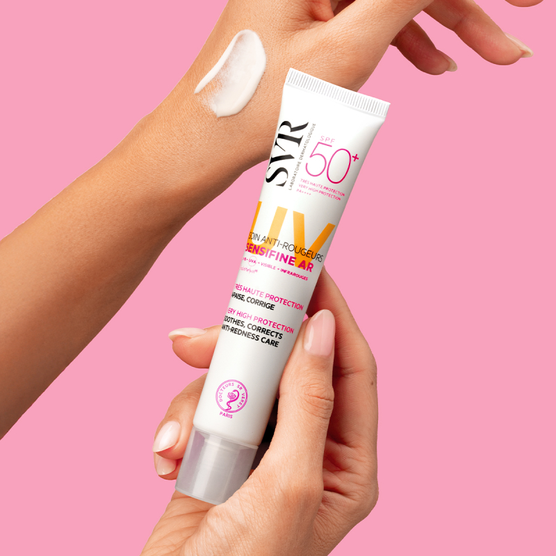 SVR Sensifine AR Crème SPF 50+ sejas aizsargkrēms pret sauli ļoti jutīgai apsarkušai ādai 50 ml