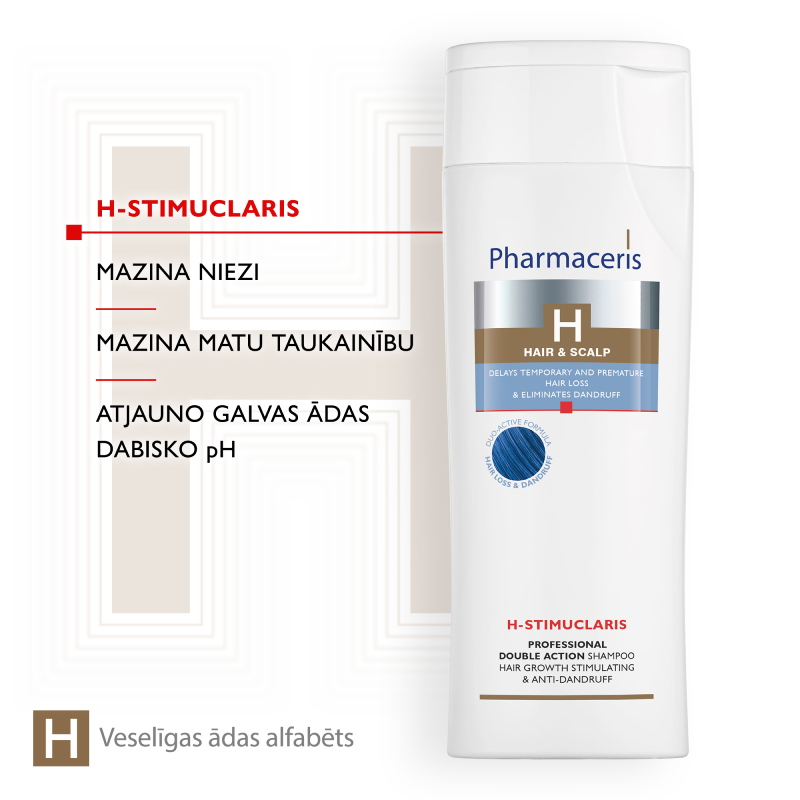 PHARMACERIS H-Stimuclaris pretblaugznu šampūns 250 ml