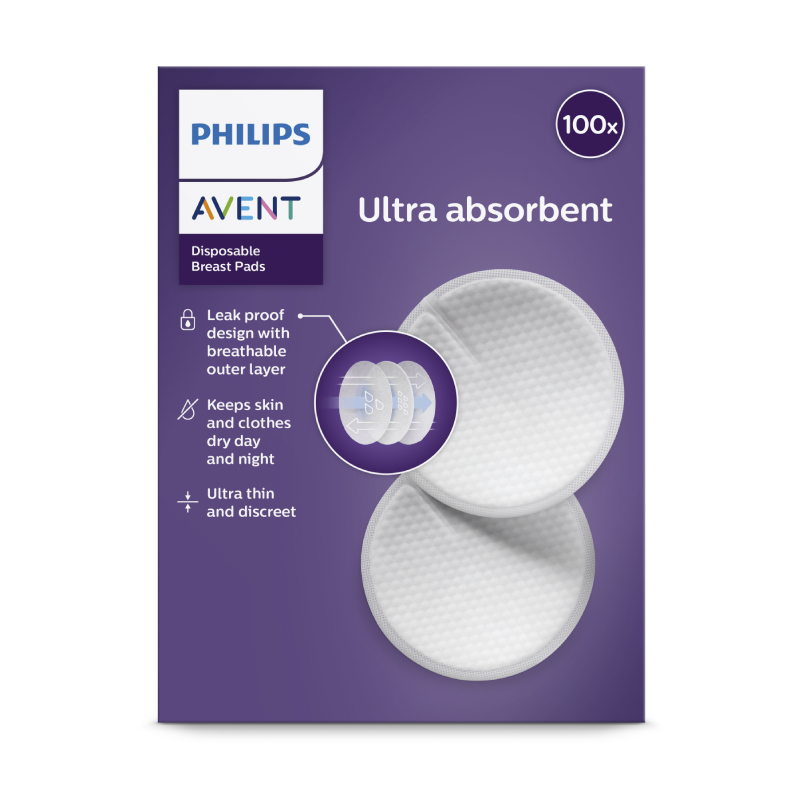 PHILIPS AVENT Vienreizējas lietošanas krūšturu ieliktnīši N100