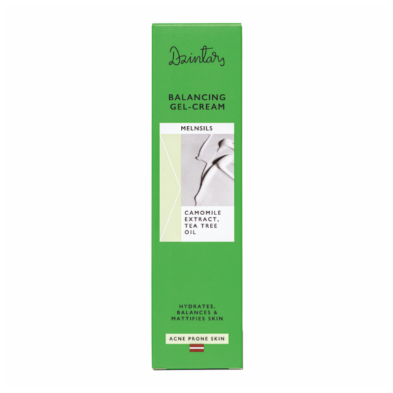 DZINTARS Melnsils līdzsvarojošs gels-krēms 50 ml
