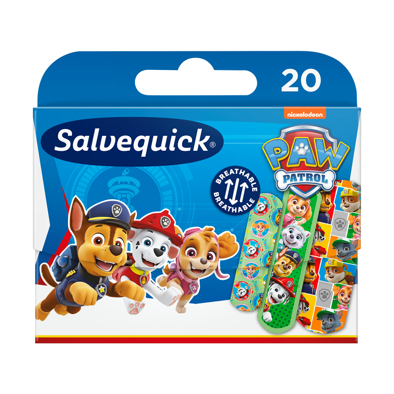 SALVEQUICK Paw Patrol plāksteri bērniem N20