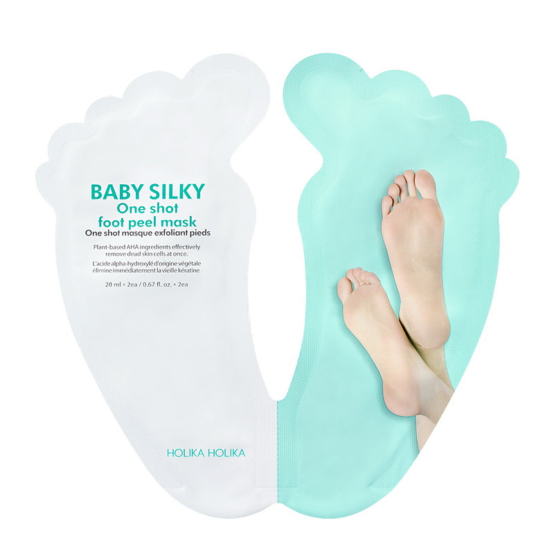 HOLIKA HOLIKA Baby Silky One Shot pēdu pīlinga maska 40ml