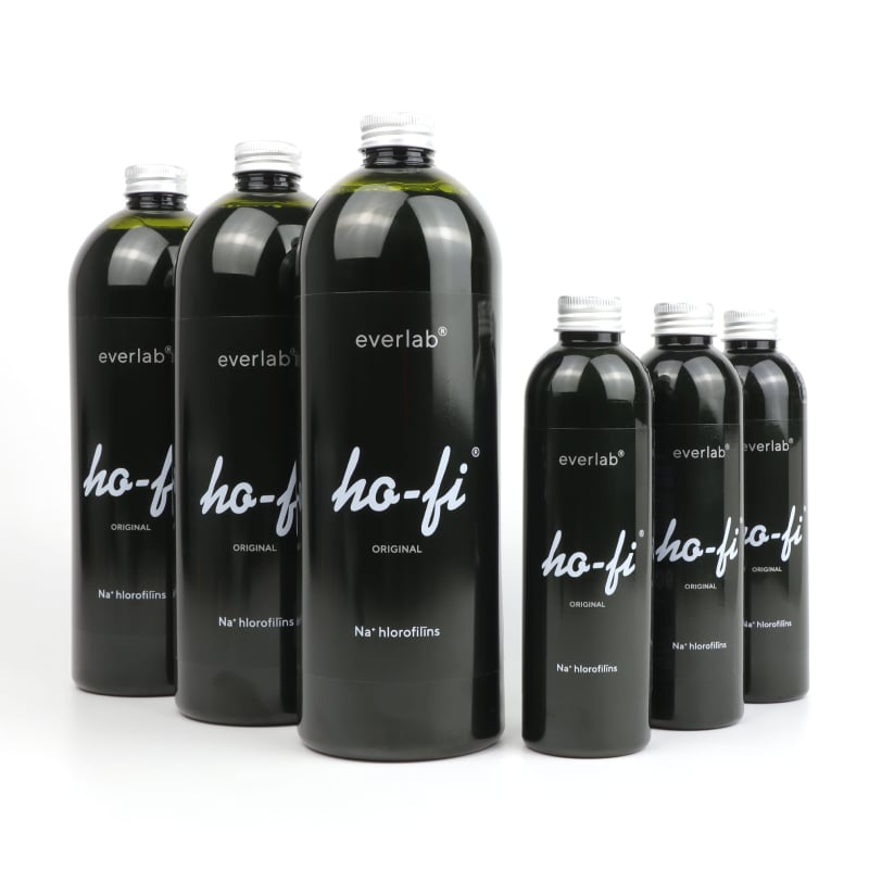 HO-FI Original Na+hlorofilīns ūdens šķīdums 1000 ml