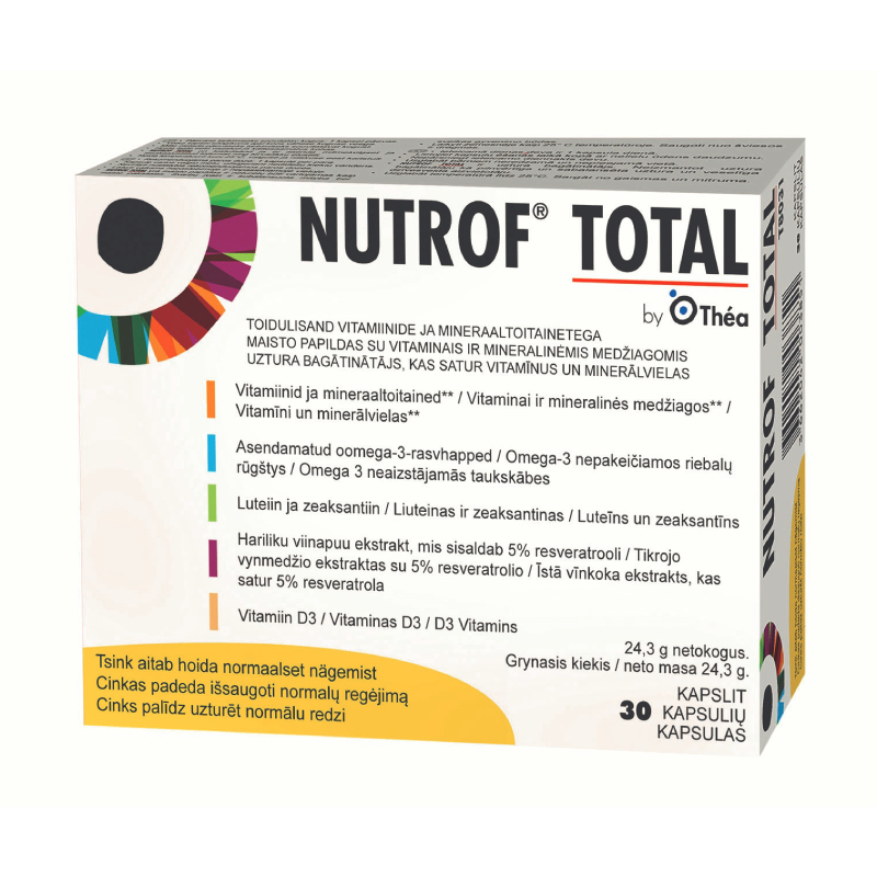 NUTROF Total kapsulas N30