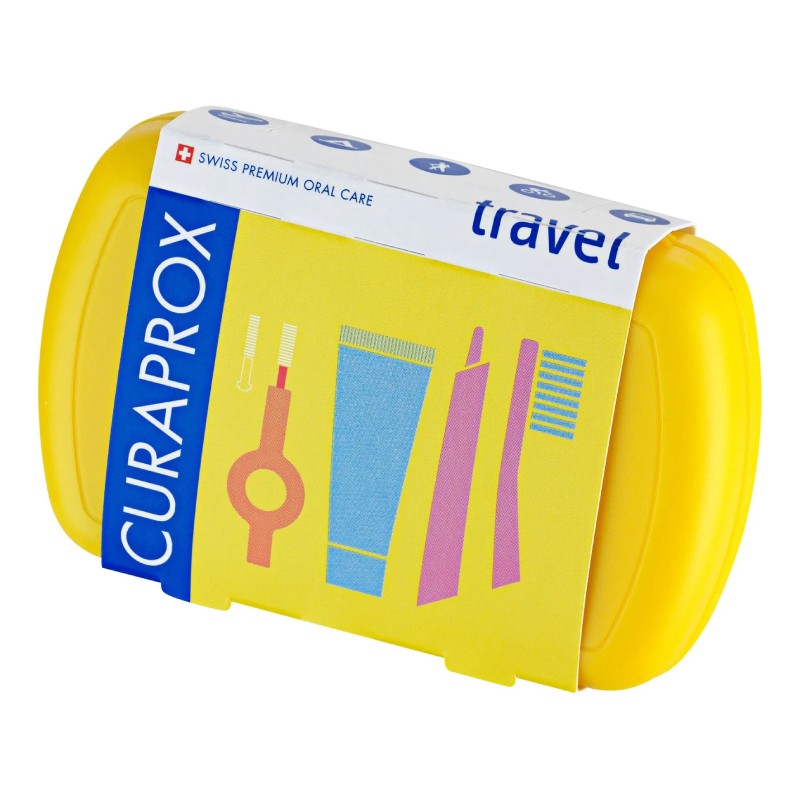 CURAPROX ceļojuma komplekts, dzeltens