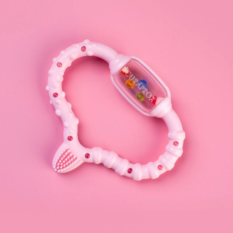 CURAPROX Baby zobu riņķītis, rozā