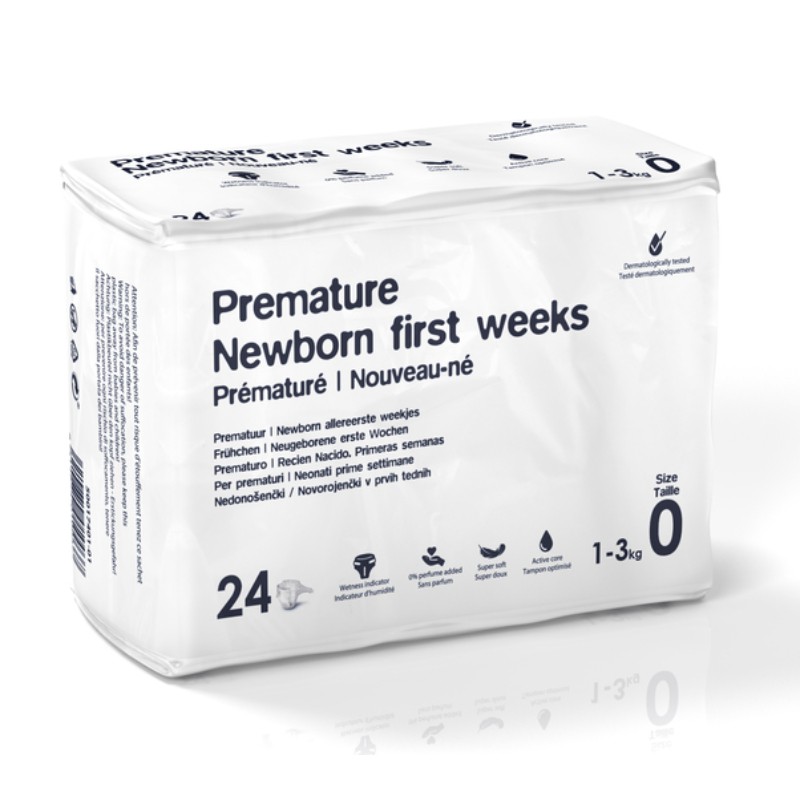 FREELIFE Premature autiņbiksītes priekšlaicīgi dzimušiem mazuļiem 0 (1-3 kg) N24