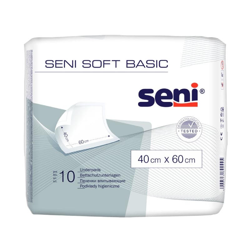 SENI Soft Basic absorbējošie paladziņi 40x60cm N10