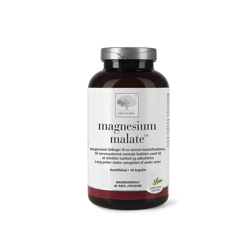 NEW NORDIC Magnesium malate kapsulas N90
