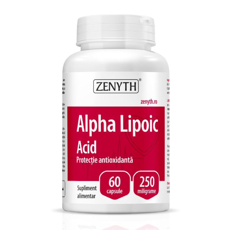 ZENYTH Alpha Lipoic Acid 250mg kapsulas N60