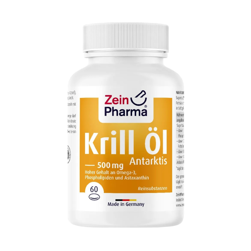 ZEINPHARMA Krila eļļa Antarktis 500mg mīkstās kapuslas N60