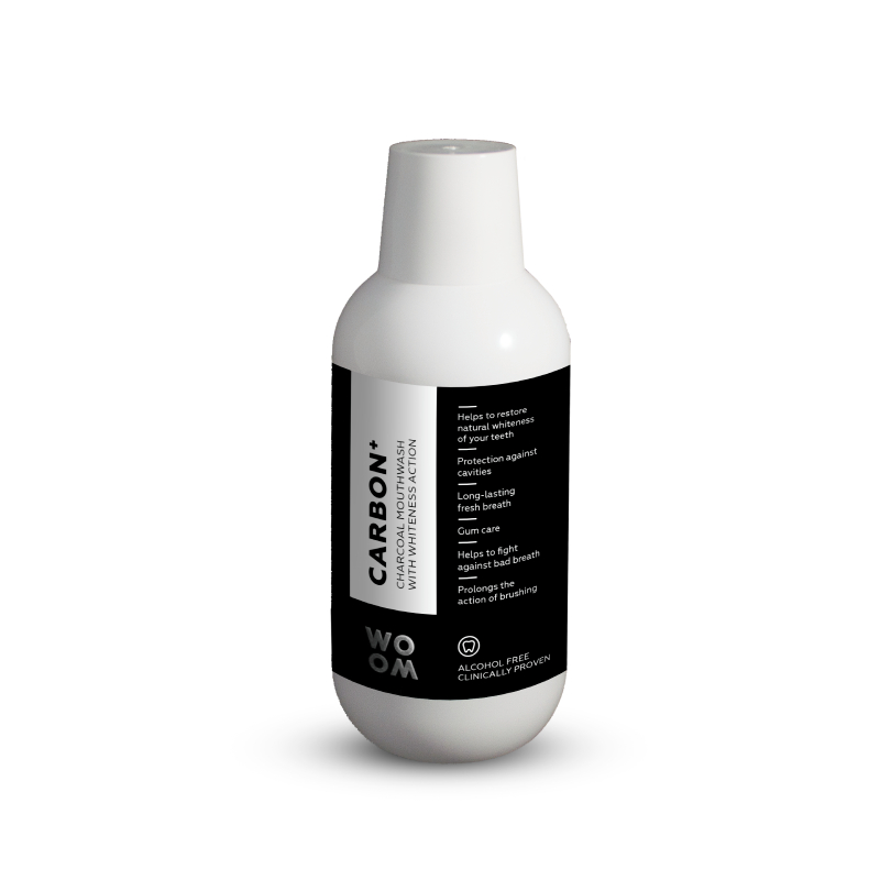 WOOM Carbon+ mutes skalojamais līdzeklis 500ml