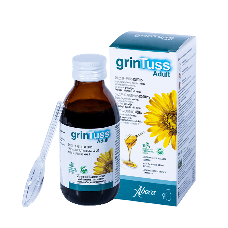 GRINTUSS Adult sīrups 180g