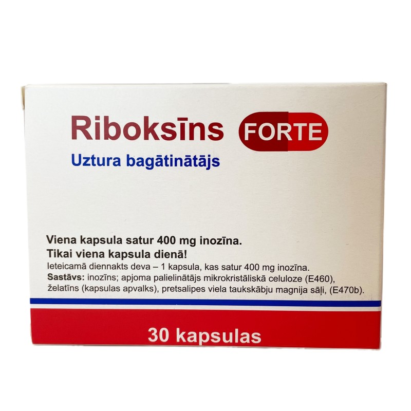 RIBOKSINS Forte 400mg kapsulas N30