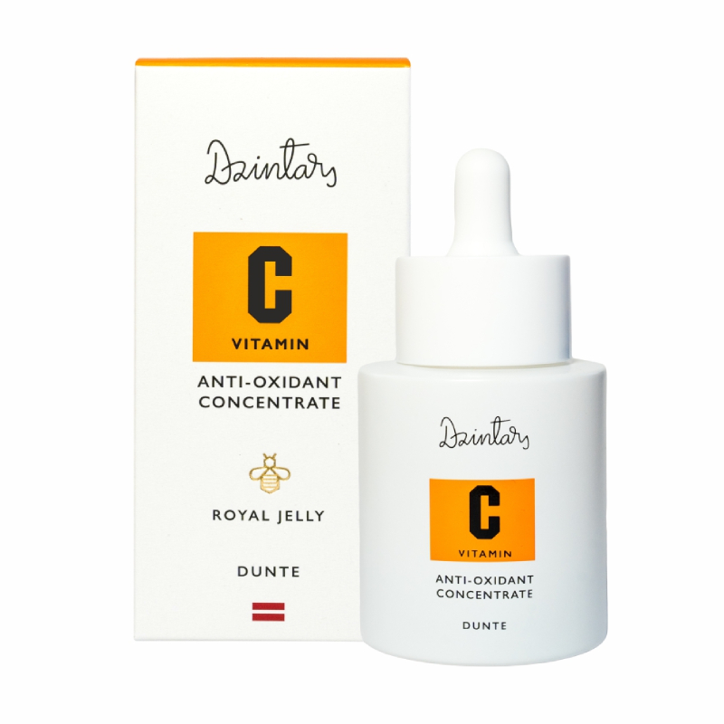DZINTARS Dunte antioksidantu koncentrāts ar C vitamīnu 30ml