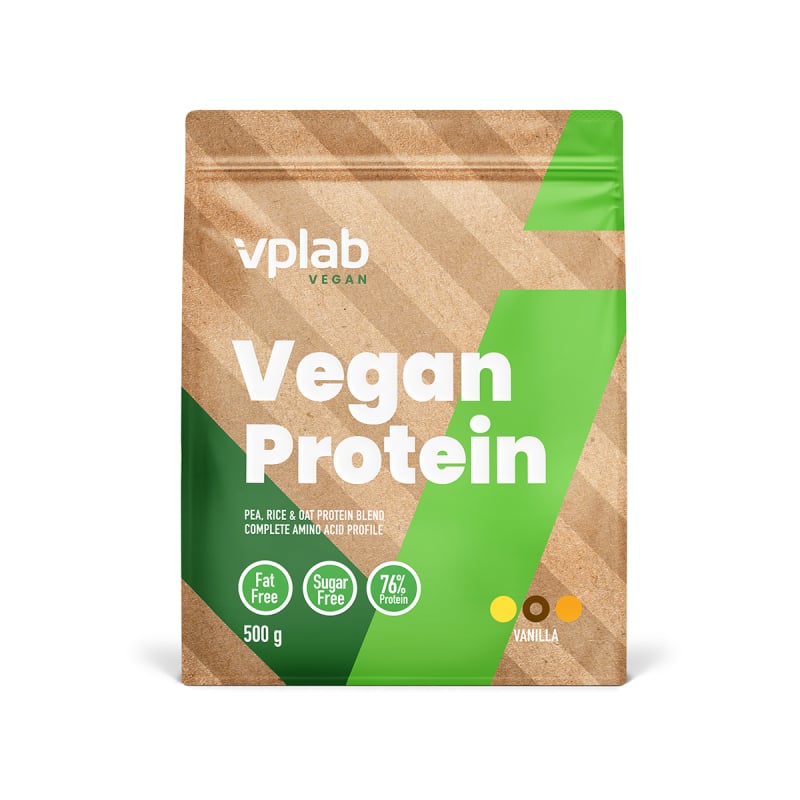 VPLAB Vegan Protein Vanilla pulveris 500g