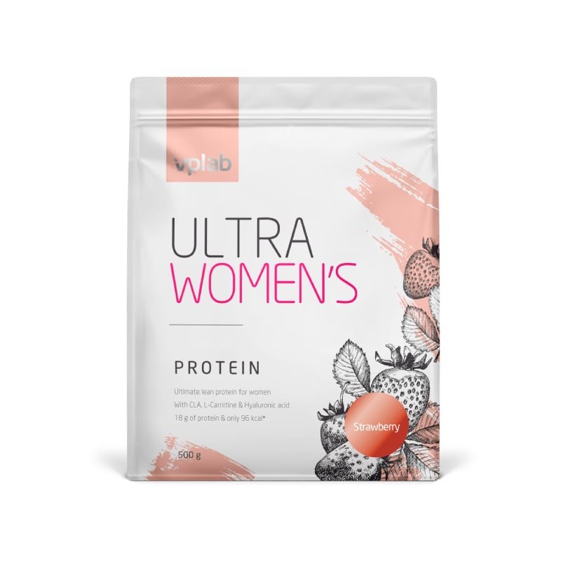 VPLAB Ultra Women's Protein Strawberry pulveris 500g