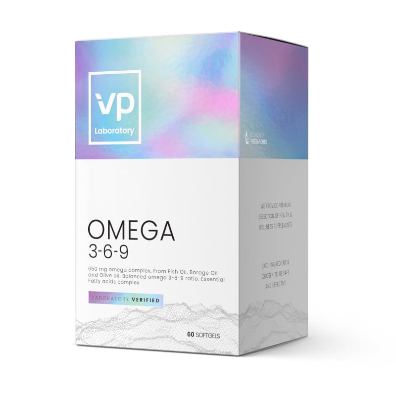 VP LABORATORY Omega 3-6-9 mīkstās kapsulas N60