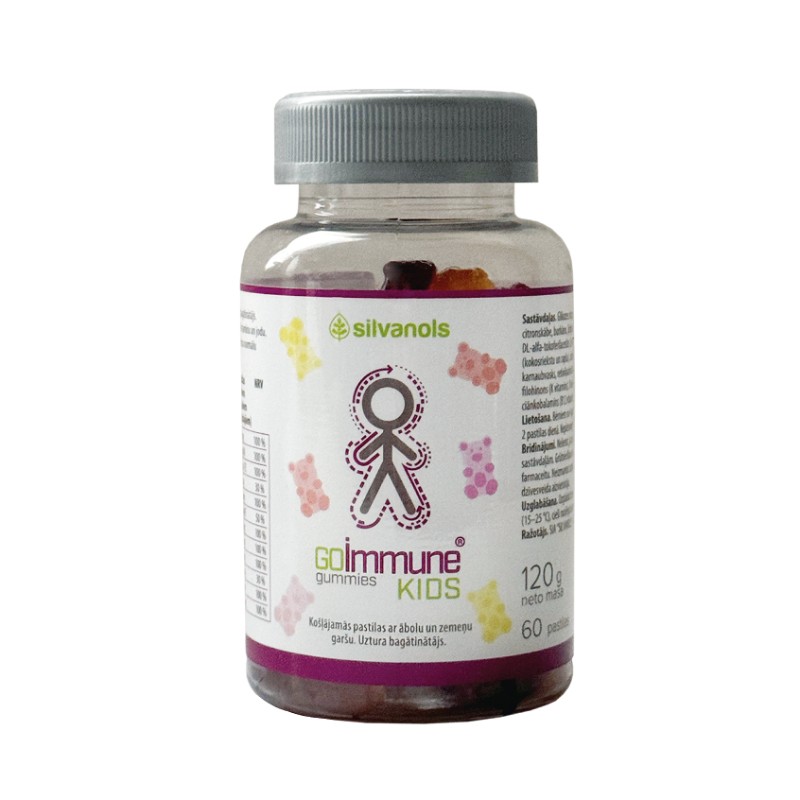 GOIMMUNE Kids Gummies košļājamās pastilas N60